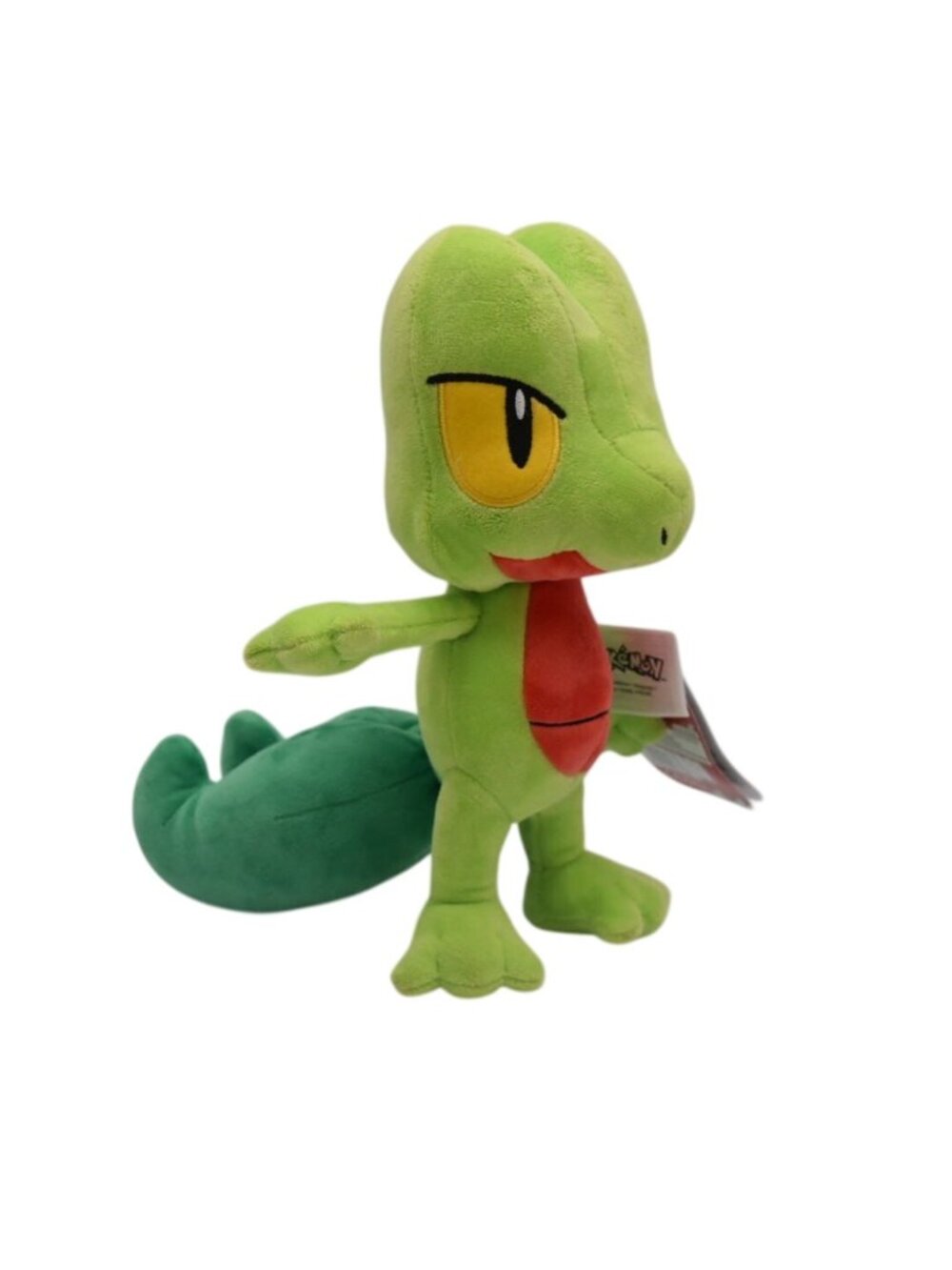 Pokemon Treecko Plush Toy 8 Inch Jazwares Official Licensed Stuffed Animal Green